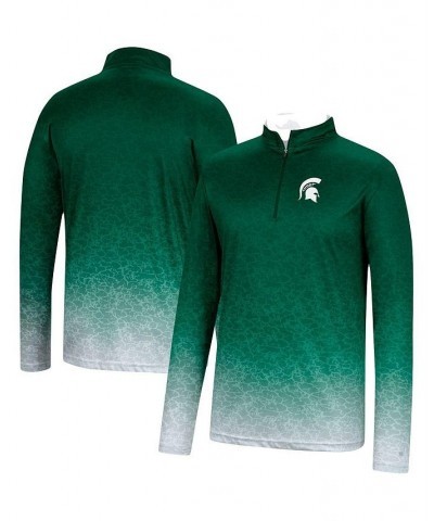 Men's Green Michigan State Spartans Walter Quarter-Zip Windshirt $25.30 T-Shirts