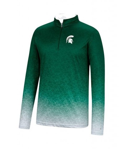 Men's Green Michigan State Spartans Walter Quarter-Zip Windshirt $25.30 T-Shirts