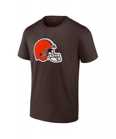 Men's Branded Nick Chubb Brown Cleveland Browns Player Icon Name and Number T-shirt $25.64 T-Shirts