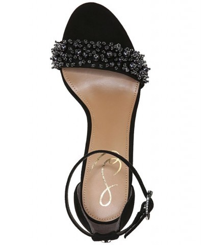 Women's Yaro Perla Ankle-Strap Dress Sandals Black $40.00 Shoes