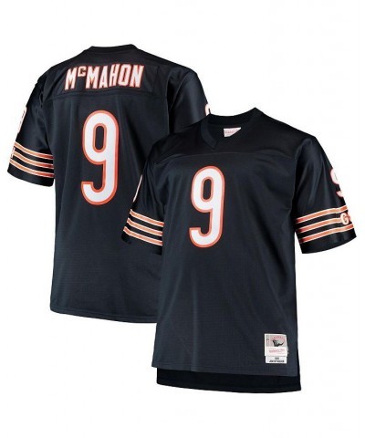 Men's Jim McMahon Navy Chicago Bears Big & Tall 1985 Retired Player Replica Jersey $81.60 Jersey