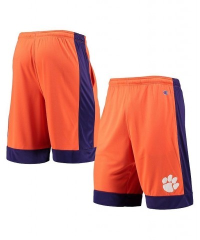 Men's Orange Clemson Tigers Outline Shorts $23.84 Shorts