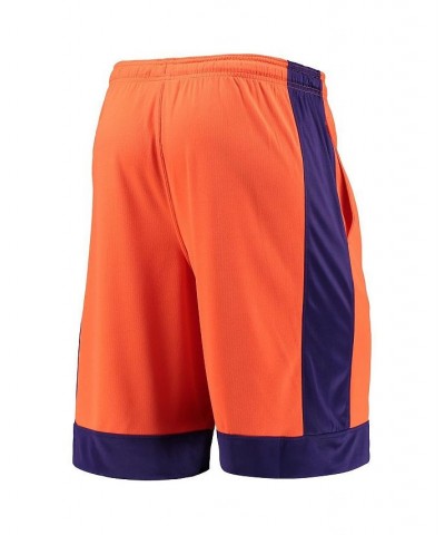 Men's Orange Clemson Tigers Outline Shorts $23.84 Shorts