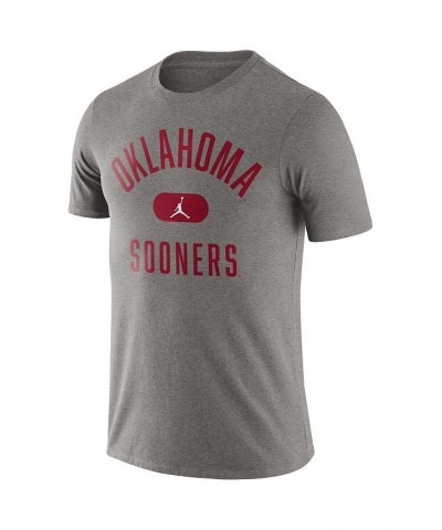 Men's Heathered Gray Oklahoma Sooners Team Arch T-shirt $18.19 T-Shirts