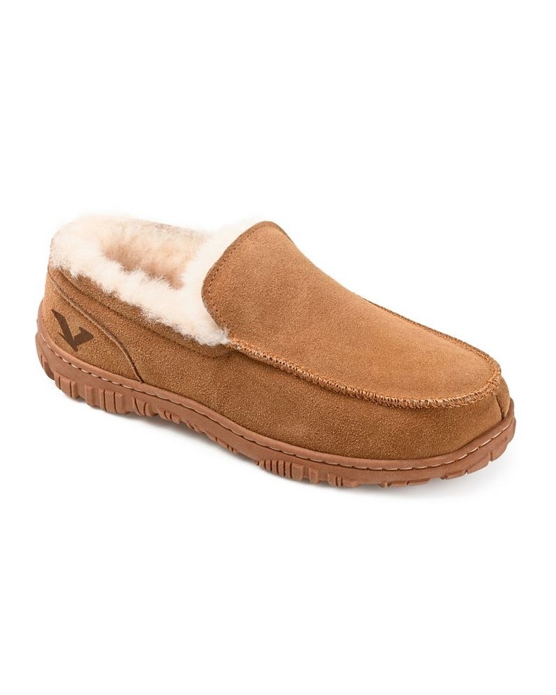 Men's Walkabout Moccasin Slippers Tan/Beige $43.50 Shoes