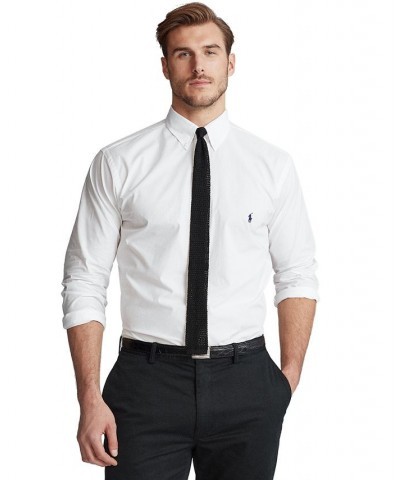 Men's Big & Tall Classic-Fit Poplin Shirt White $49.95 Shirts