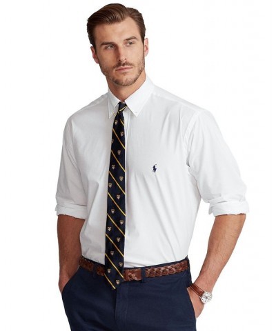 Men's Big & Tall Classic-Fit Poplin Shirt White $49.95 Shirts