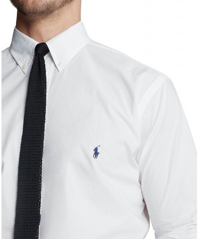 Men's Big & Tall Classic-Fit Poplin Shirt White $49.95 Shirts