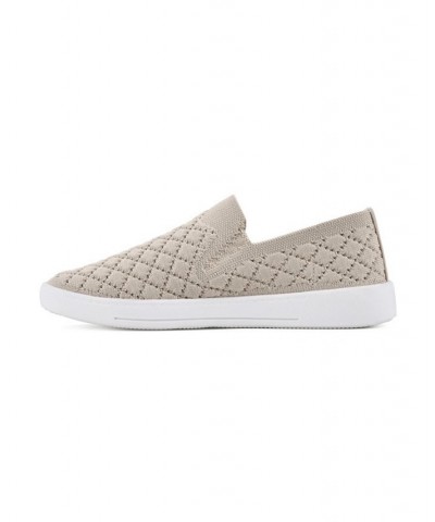 Womens Utopia Slip On Sneakers Tan/Beige $37.26 Shoes