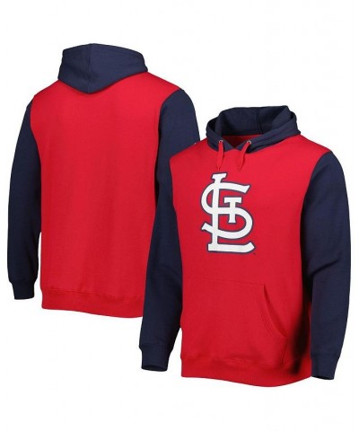 Men's Red, Navy St. Louis Cardinals Team Pullover Hoodie $44.19 Sweatshirt