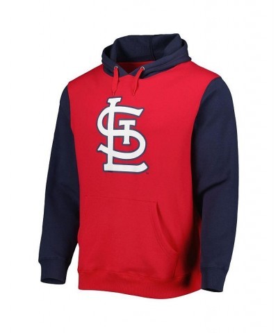 Men's Red, Navy St. Louis Cardinals Team Pullover Hoodie $44.19 Sweatshirt