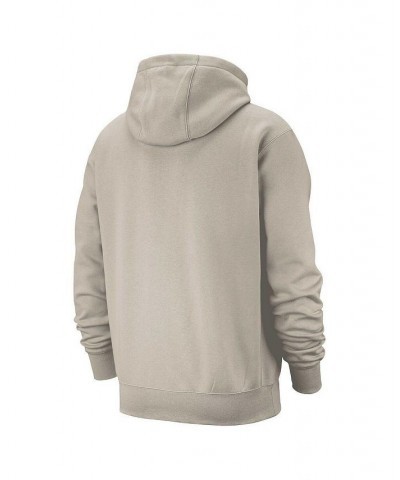 Men's Cream Georgetown Hoyas Club Half-Zip Hoodie $33.54 Sweatshirt