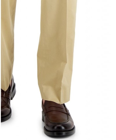 Men's Modern-Fit Stretch Cotton Solid Suit Tan/Beige $49.00 Suits