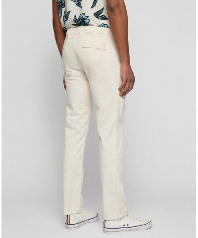 BOSS Men's Slim-Fit Trousers White $52.44 Pants