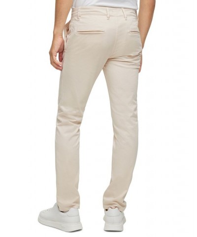 BOSS Men's Slim-Fit Trousers White $52.44 Pants