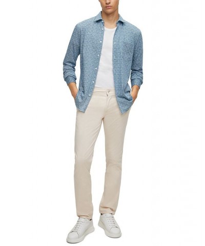 BOSS Men's Slim-Fit Trousers White $52.44 Pants