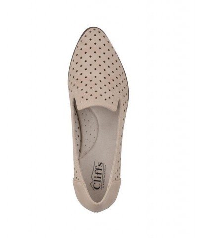 Women's Melodic Comfort Flat Tan/Beige $30.36 Shoes