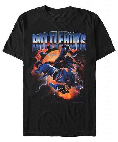 Men's Battlebots Explosive Bots Short Sleeve T-shirt Black $17.15 T-Shirts