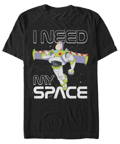 Disney Pixar Men's Toy Story Buzz Need Space Short Sleeve T-Shirt Black $19.94 T-Shirts