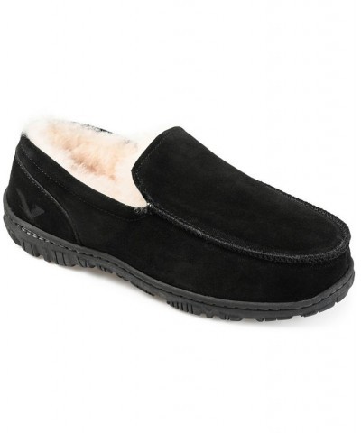 Men's Walkabout Moccasin Slippers Black $43.50 Shoes