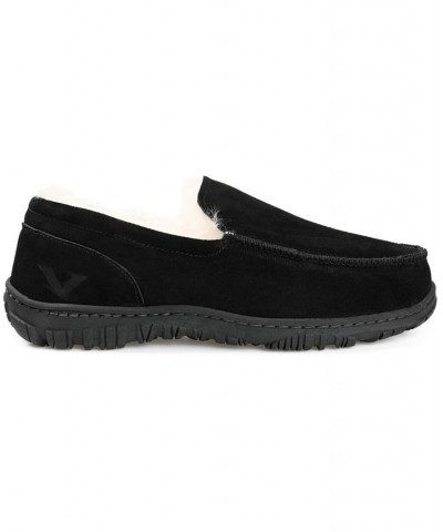 Men's Walkabout Moccasin Slippers Black $43.50 Shoes