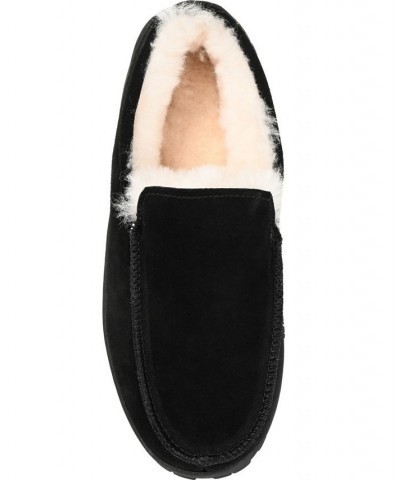 Men's Walkabout Moccasin Slippers Black $43.50 Shoes