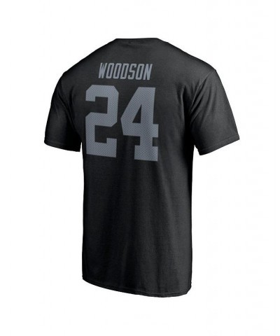 Men's Branded Charles Woodson Black Las Vegas Raiders NFL Hall of Fame Class of 2021 Name and Number T-shirt $16.66 T-Shirts