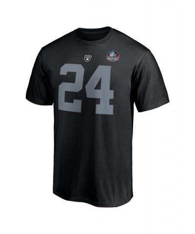 Men's Branded Charles Woodson Black Las Vegas Raiders NFL Hall of Fame Class of 2021 Name and Number T-shirt $16.66 T-Shirts