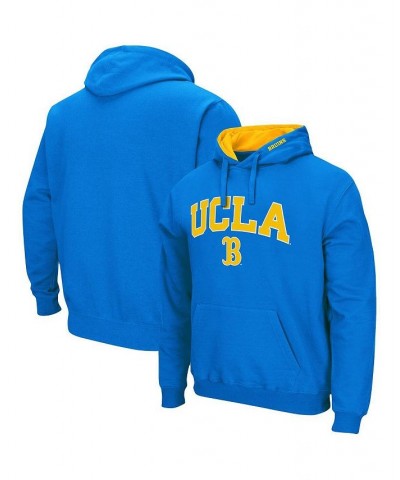 Men's Blue UCLA Bruins Arch Logo 3.0 Pullover Hoodie $19.74 Sweatshirt