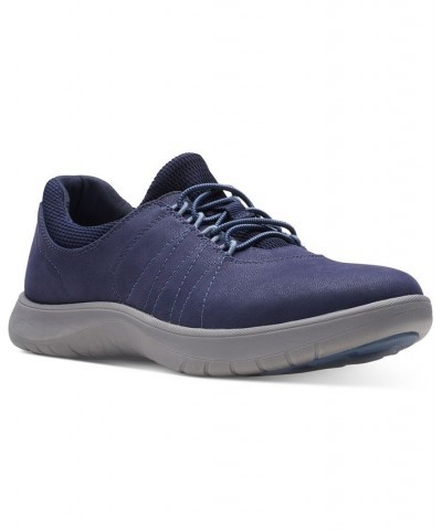 Women's Adella Stroll Lace-Up Sneakers Blue $48.00 Shoes