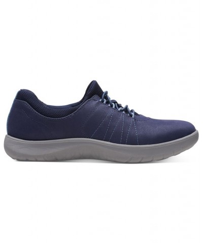 Women's Adella Stroll Lace-Up Sneakers Blue $48.00 Shoes