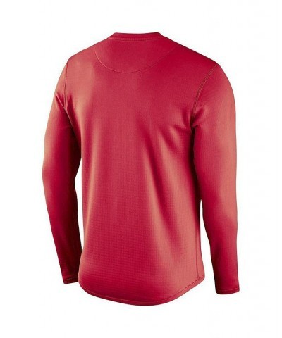 Men's Red Western Kentucky Hilltoppers Big Logo Performance Long Sleeve T-shirt $21.92 T-Shirts