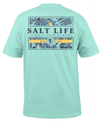 Men's Salt Life Lounge Life Graphic Short-Sleeve T-Shirt Blue $16.66 T-Shirts