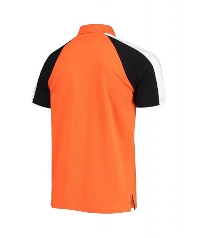 Men's Orange, White Denver Broncos Holden Raglan Polo Shirt $38.40 Polo Shirts