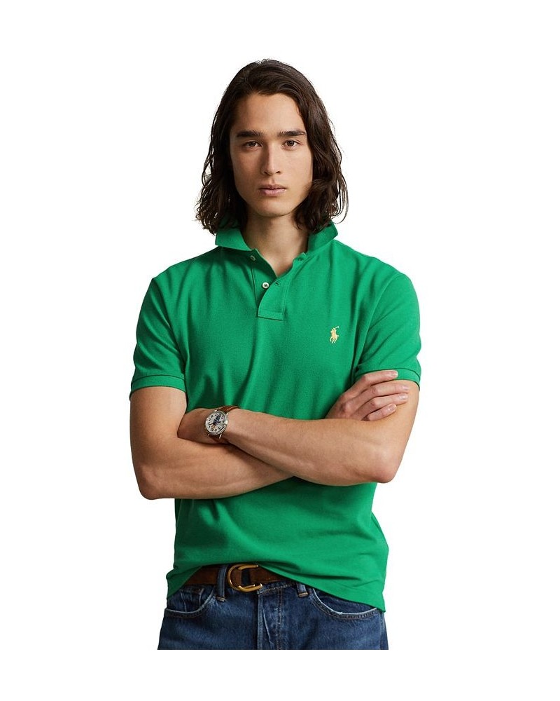 Men's Custom Slim Fit Mesh Polo Shirt PD06 $38.40 Polo Shirts