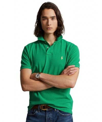 Men's Custom Slim Fit Mesh Polo Shirt PD06 $38.40 Polo Shirts