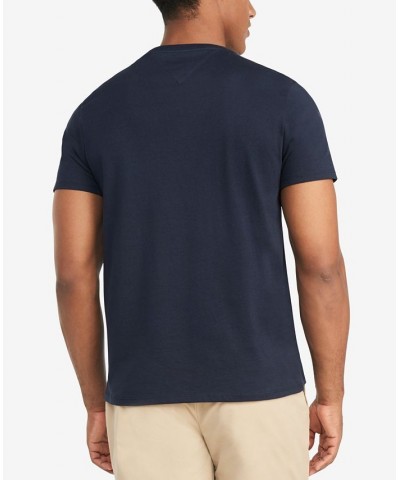 Men's Tommy Crew Neck Pocket T-Shirt Blue $21.73 T-Shirts