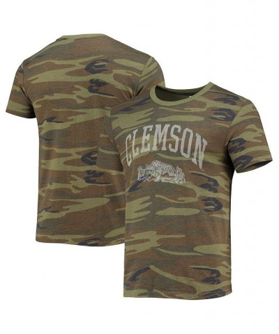 Men's Camo Clemson Tigers Arch Logo Tri-Blend T-shirt $27.83 T-Shirts