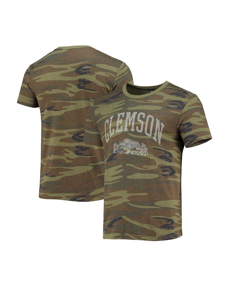 Men's Camo Clemson Tigers Arch Logo Tri-Blend T-shirt $27.83 T-Shirts