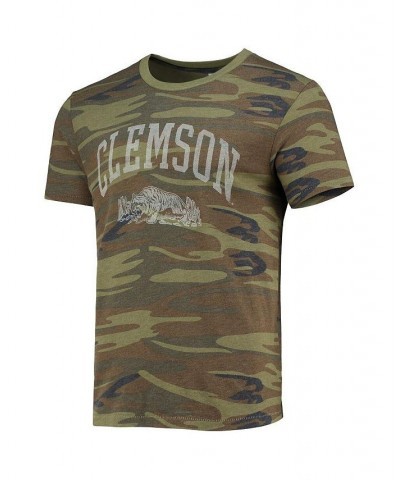 Men's Camo Clemson Tigers Arch Logo Tri-Blend T-shirt $27.83 T-Shirts