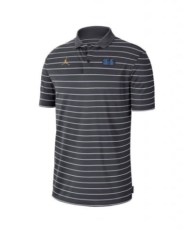 Men's Brand Anthracite UCLA Bruins 2022 Early Season Coaches Performance Polo Shirt $36.75 Polo Shirts