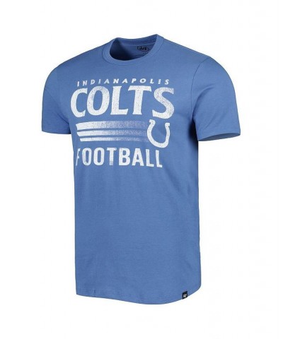 Men's Royal Indianapolis Colts Wordmark Rider Franklin T-shirt $23.39 T-Shirts