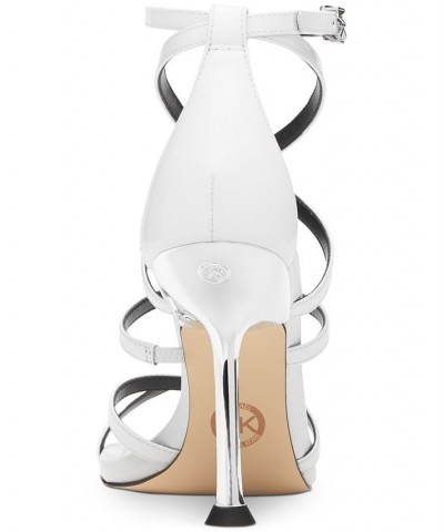 Women's Imani Strappy Dress Sandals White $67.65 Shoes