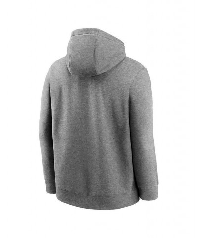 Men's Heathered Gray Buffalo Bills Local Pullover Hoodie $40.80 Sweatshirt