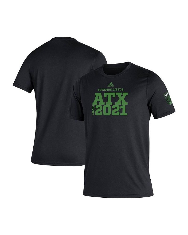 Men's Black Austin FC Kickoff T-shirt $26.09 T-Shirts