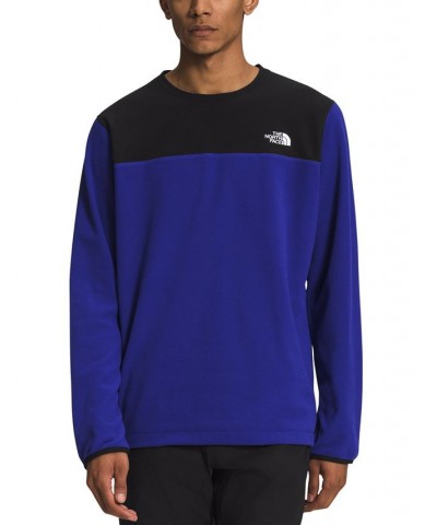 Men's Glacier Crewneck Logo Sweatshirt Blue $19.15 Sweatshirt