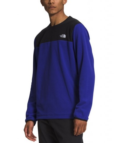 Men's Glacier Crewneck Logo Sweatshirt Blue $19.15 Sweatshirt