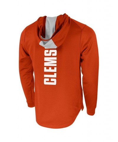 Men's Orange Clemson Tigers 2-Hit Performance Pullover Hoodie $45.60 Sweatshirt