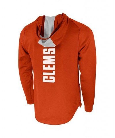 Men's Orange Clemson Tigers 2-Hit Performance Pullover Hoodie $45.60 Sweatshirt