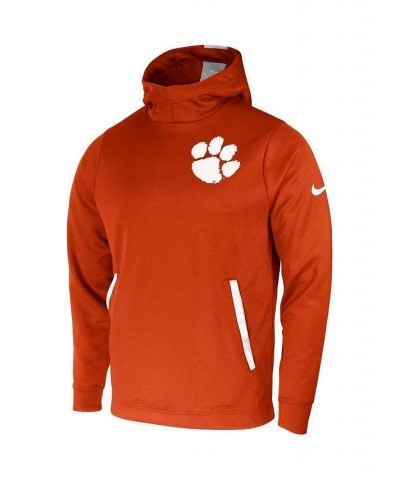 Men's Orange Clemson Tigers 2-Hit Performance Pullover Hoodie $45.60 Sweatshirt